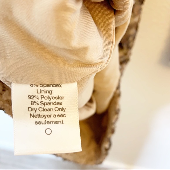 Dress The Population Bodycon Sequin Low Back Mini Dress Size Small - Picture 12 of 13